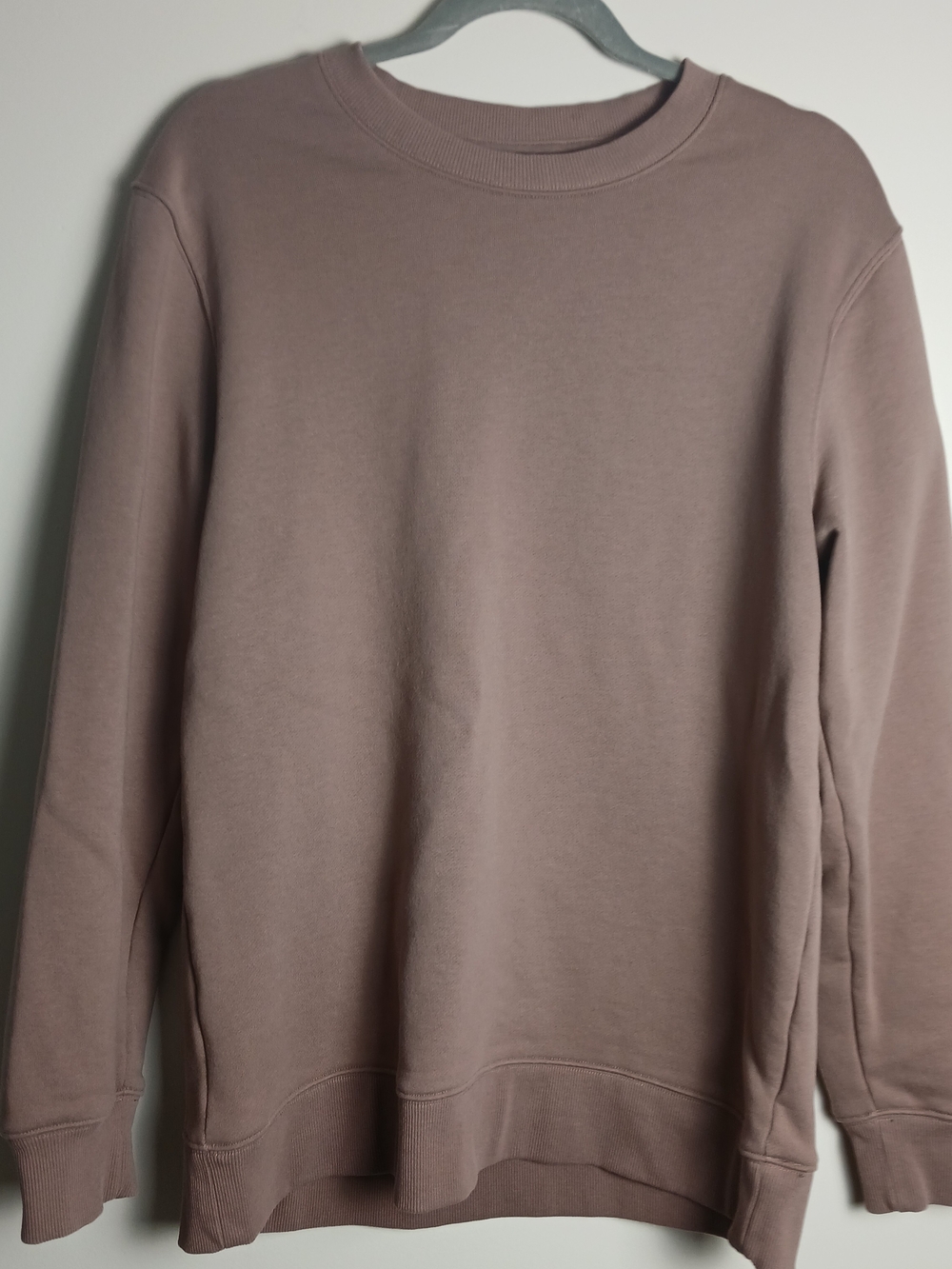 True Classic Everyday Crewneck Sweatshirt In Mauve Size L